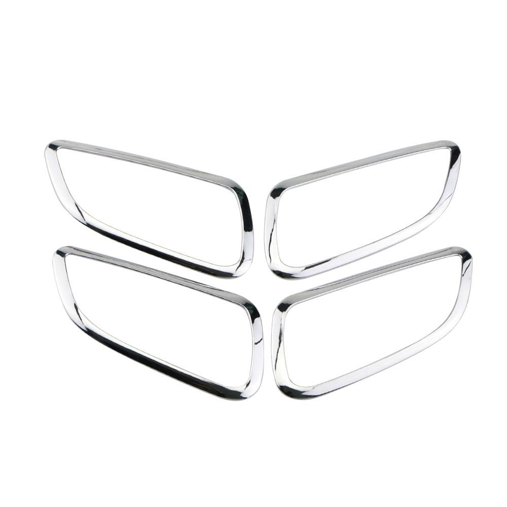 Автомобильные хромированные аксессуары Color My Life для Chevrolet Cruze 2009-2015, внутренняя внутренняя дверная ручка, круглая накладка