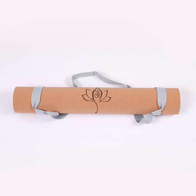 Регулируемый ремень для коврика для йоги из полиуретановой резины - Портативный, растягивающийся ремень для переноски на одном плече