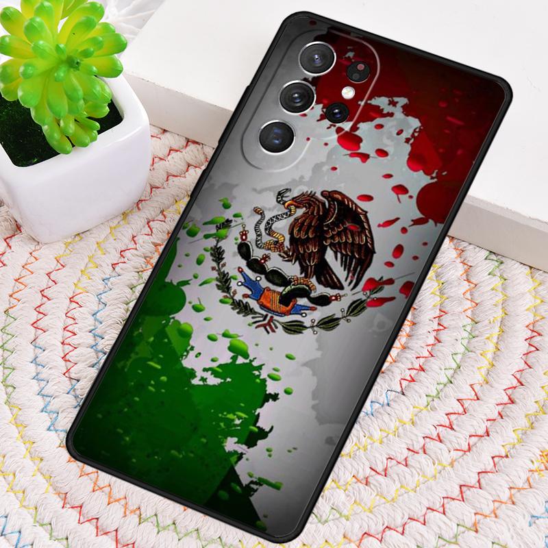 Флаг мексики мексиканцы Силиконовый чехол для телефона для Samsung Galaxy note 10 pro S26 S25 S24 S23 S22 S21 Plus S25Ultra Capa Чехол