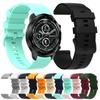 Дышащий силиконовый ремешок для TicWatch Pro 3 Ultra Ремешок TicWatch GTW/GTX/S2/E2/E3/GTH Замена 20мм 22мм Спортивный аксессуар