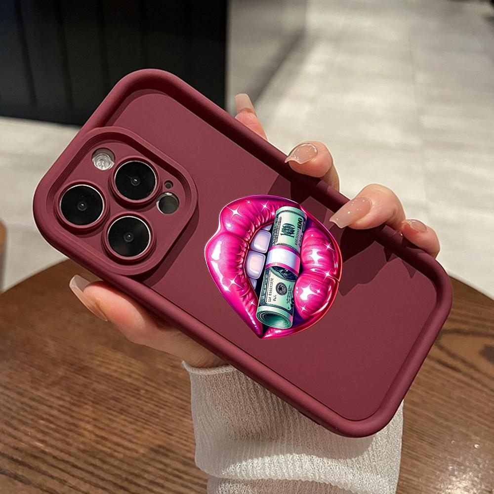 LZ18 Lips kiss силиконовый чехол для телефона Xiaomi 11 Lite 5G 14T Redmi 14C 13C A3 Note 12 11 9 10 13 Pro Plus противоударный задний чехол