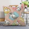 Cushion Cover m-Mofusand Soft Comfortable Pillow Case Cute for Cartoon Sofa Living Room Home Office Decor Protective Covers