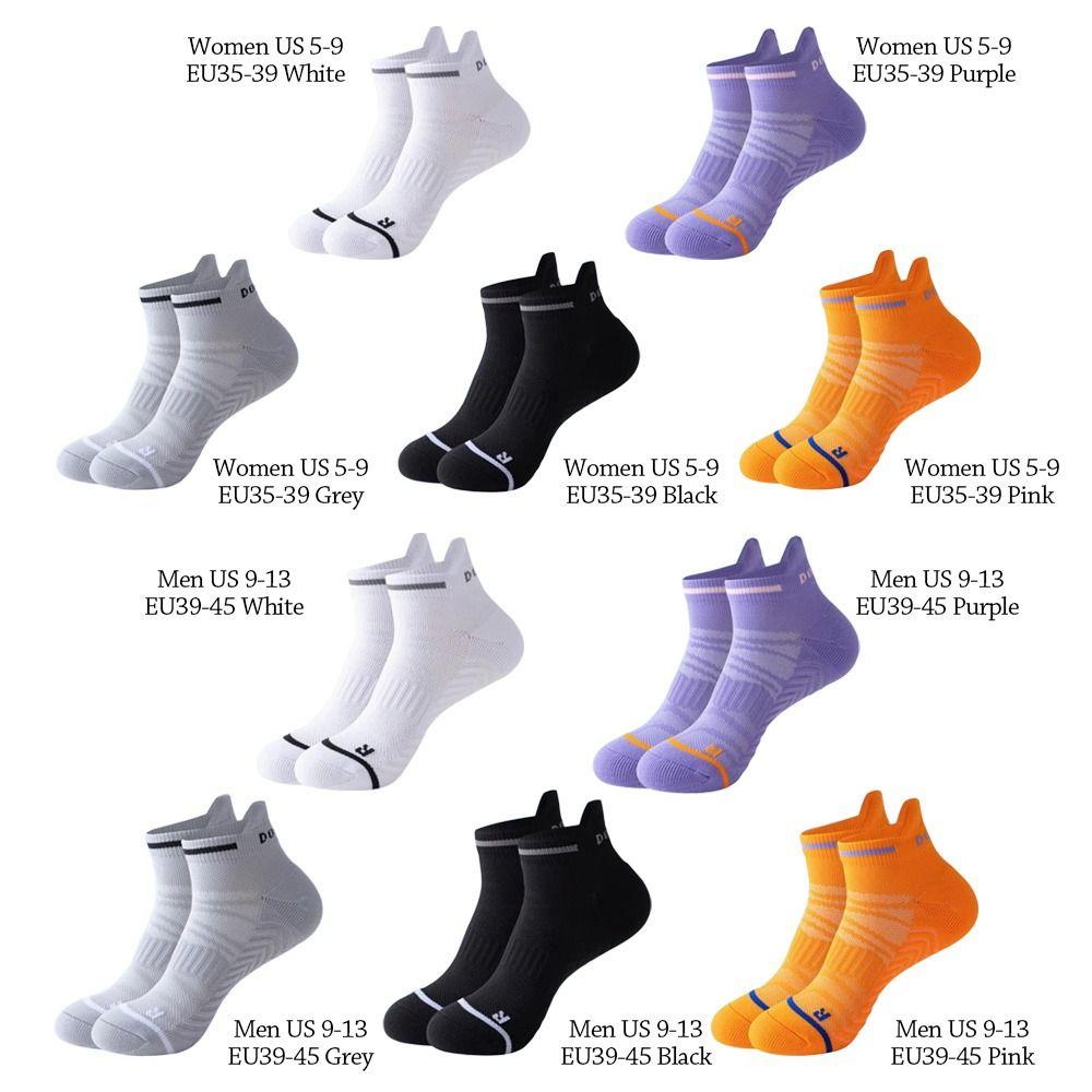 Multiple Colors Running Socks Breathable Thick Towel Bottom Socks Quick-drying  Men Women