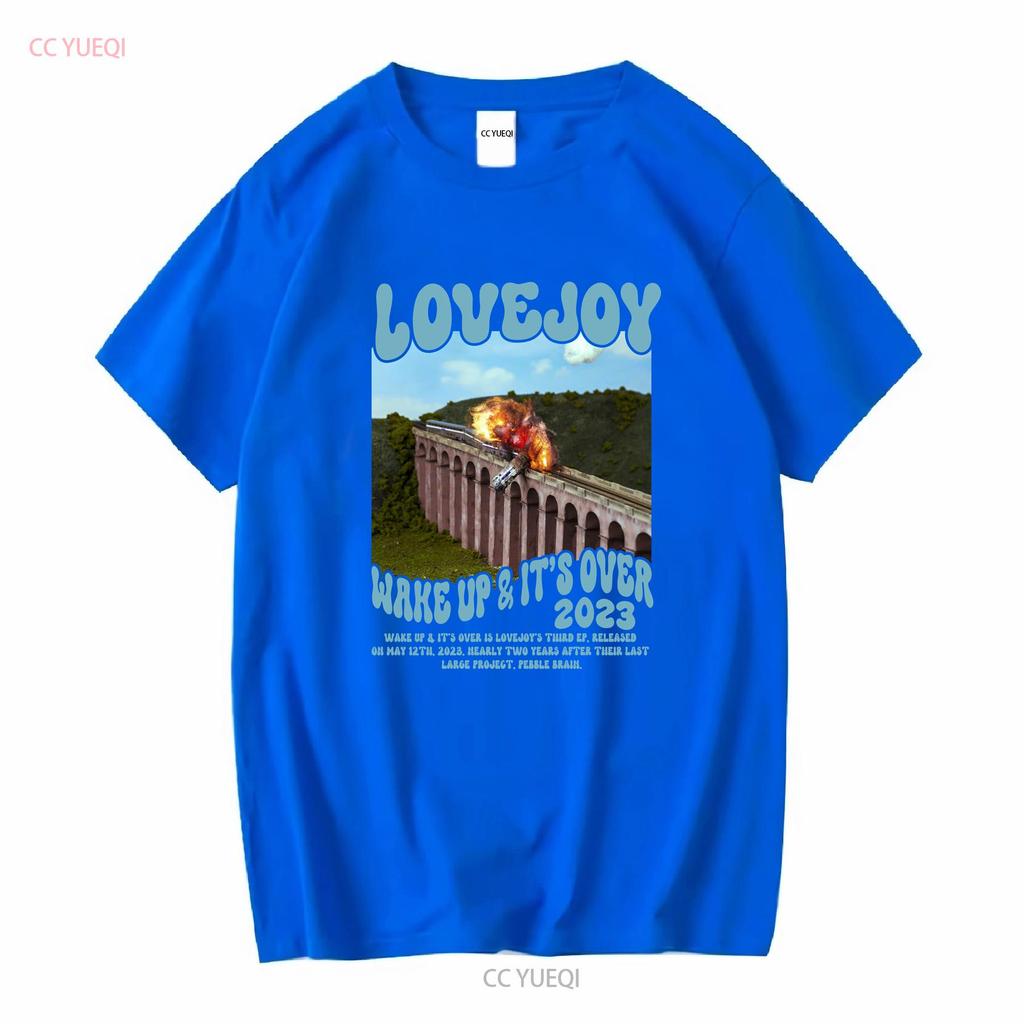 Wake Up and Its Over Lovejoy Band Black T Shirt Cotton S 5XL vintage Washed designer clothes streetwear Stylish Versatile