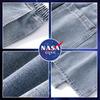 NASA GISS Men's American Style Loose Straight-Leg Jeans