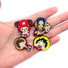 Набор из 12/24/36 шт. Серия One Piece Фигурки Луффи Зоро Санджи Милые Мультяшные Пряжки для Кроксов Японское Аниме DIY Аксессуары Подарки