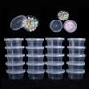 3/20PCS Home Plastic Bin Sundries Box Foam Container Ball Cup Clay Storage With Lids