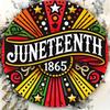 Винтажный круглый металлический знак Juneteenth 1865 Настенное искусство Декор для дома Табличка