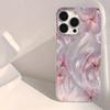 Элегантный чехол для телефона с цветочным узором для iPhone 16 15 14 13 12 11 Pro Max XS X XR 7 8 Plus SE 2022 16e 16 15 Plus Ударопрочный чехол