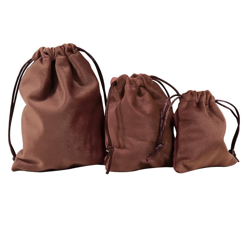 Velvet Drawstring Jewelry Bag - Earphones, Accessories, Dustproof, Storage Solution