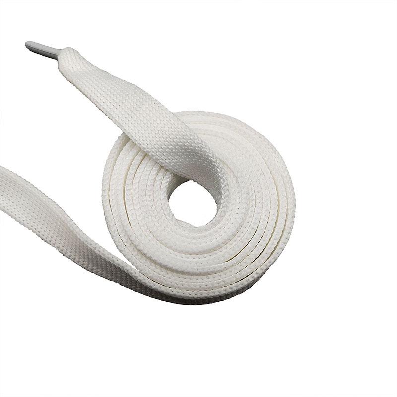 Яркие радужные и белые шнурки: Красочные 7-цветные и белые варианты, ширина 1,2 см, толстая вязка крючком.