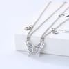 Lover's Gift Magnetic Necklaces Couple Clavicle Chain Women's Jewelry Butterfly Pendant Choker