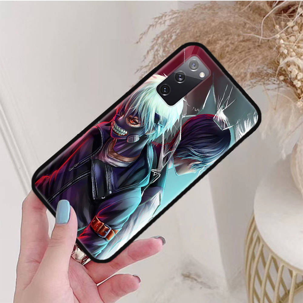 Черный чехол для Xiaomi Poco X6 X4 M5 M6 F5 F6 C65 C55 C50 C51 C40 Pro Redmi 14C A3X 13C 12C 11T 10A 9C Note 7 6 8A Plus W-51 Токийский гуль