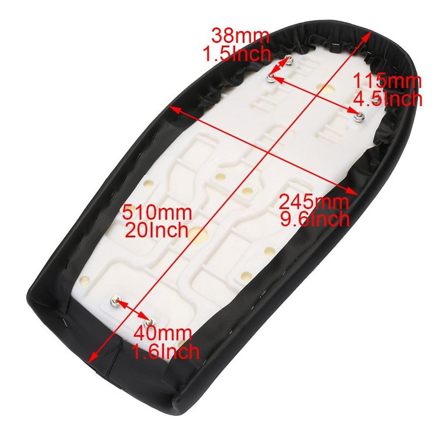 Motorcycle Flat Custom Vintage Saddle Cafe Racer Seat/Crocodile Leather Seat For Honda CB125S CB200 CB350 CL350 CB400