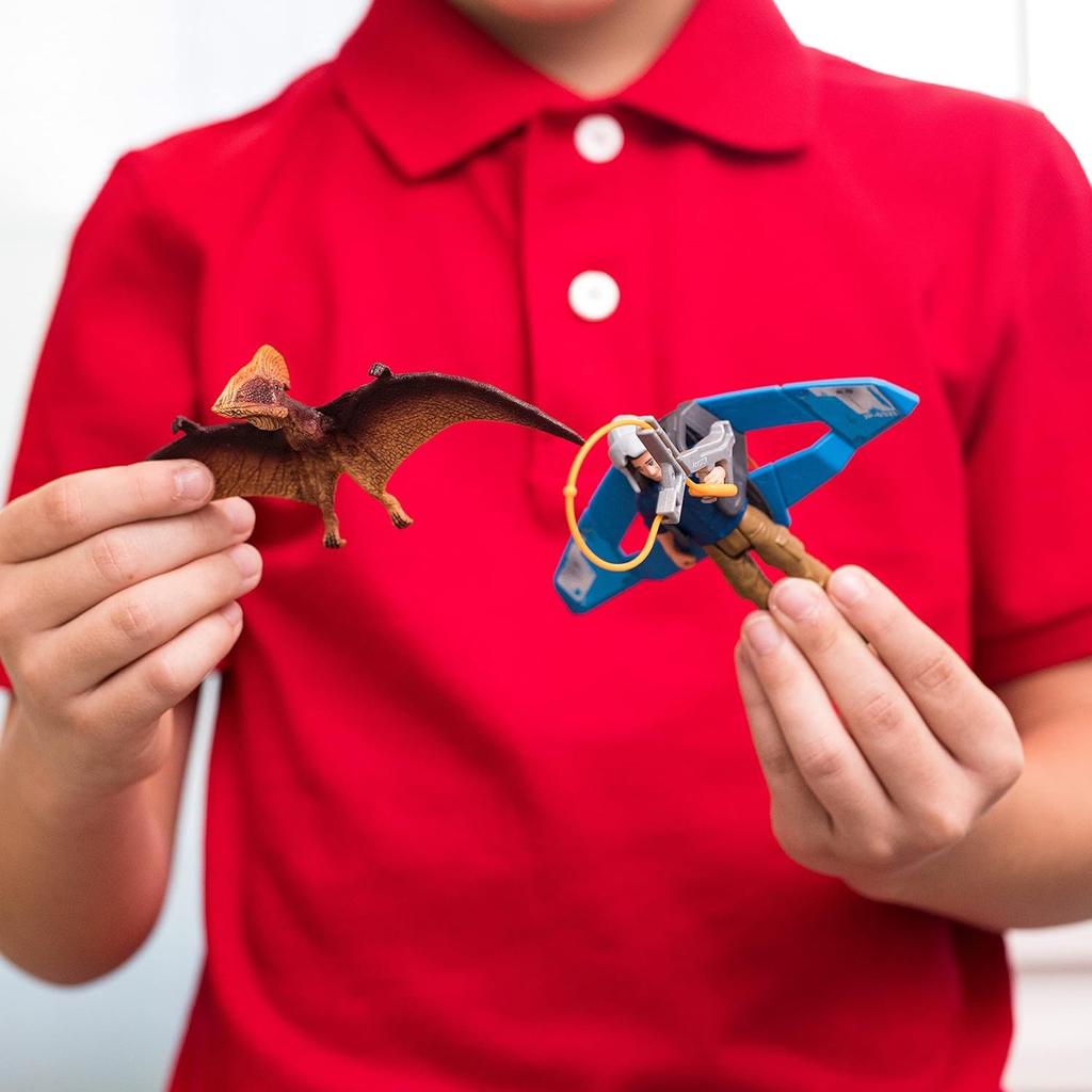 Schleich Динозавр с реактивным ранцем и птерозавр 41467