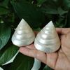 2 шт. Натуральная Белая Жемчужная Башня Ракушка-Улитка Флуоресцентная Раковина Морской Улитки Образец Ракушка-Отшельник Декор для Аквариума Подарки для Детей