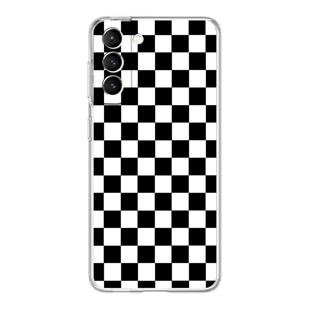 Клетчатый чехол для телефона Samsung Galaxy S23 Ultra S22 5G S20 S21 FE 5G S10E S9 S8 S10 Plus Мягкий прозрачный чехол