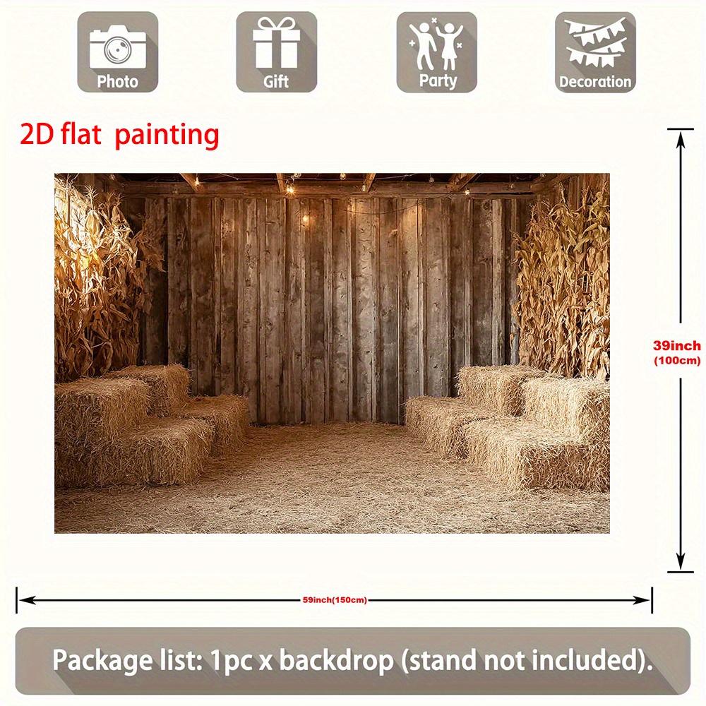 Farm wind photography backdrop - Rural farm party decoration