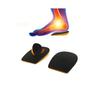 Heel Relief Leather Heel Spur Insoles, Heel Softening Insole, Hidden Heel Spur Insoles, Black