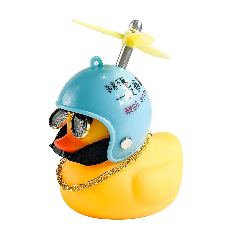Wind-Resistant Electric Yellow Duck Dashboard Ornament