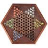 Acrylic Beads Checkers with High-End Wooden Board - Educational Game for Children & Adults