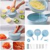 12 в 1 функция измельчитель еды кухонный функциональный овощерезка сепаратор яичного белка бытовая терка для очистки соломы