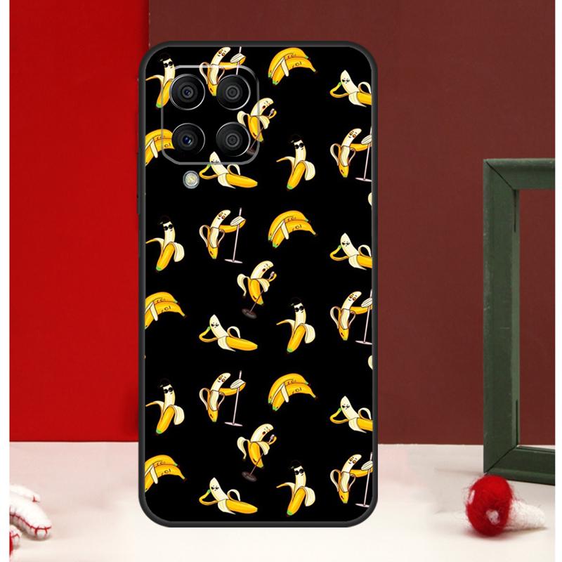 Мемы Мультяшный Забавный Чехол-банан Для Samsung Galaxy M12 M32 M52 M06 M16 M36 M56 M33 M15 M55 M31 M13 M14 M53 M35 M34 M54