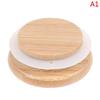 Reusable Bamboo Lids Non Leakage Jar Canning Caps Portable Wooden Covers  Drinking Jar Supplies