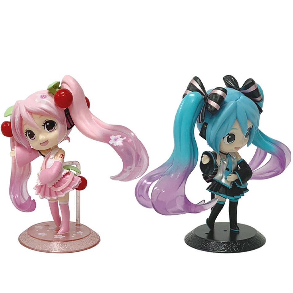 Chibi Cute Girl Sakura/Ghost Series - Anime Character Figurines, Exquisite Cute Doll Model Decorations, Collectible Merchandise