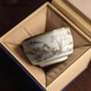 Китайская керамика печи Жу kiln Чашка для чая Ча Чжань Антинакипная Ретро-чашка для чая Керамическая Многоцветная Личная чашка мастера Посуда для напитков