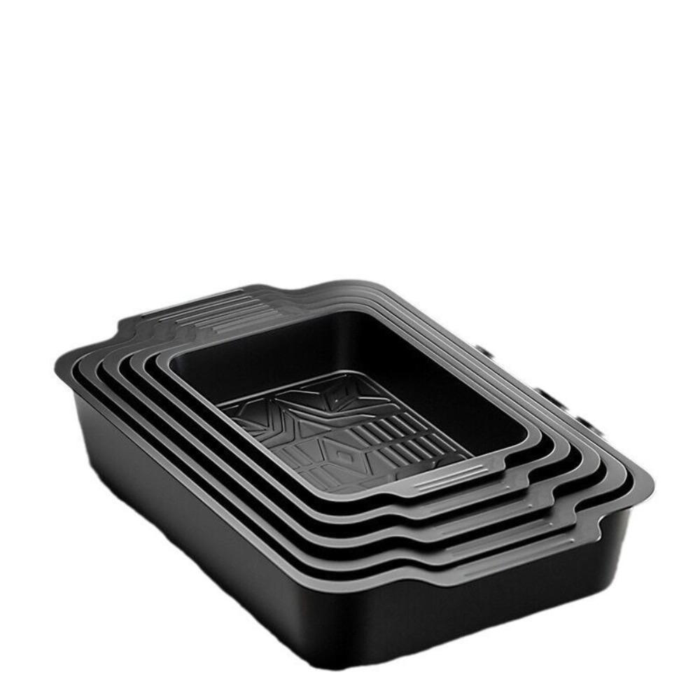 Carbon Steel Grilled Fish Dish Non Stick Pan Rectangular Baking Pan Seafood Tray Induction Cooker