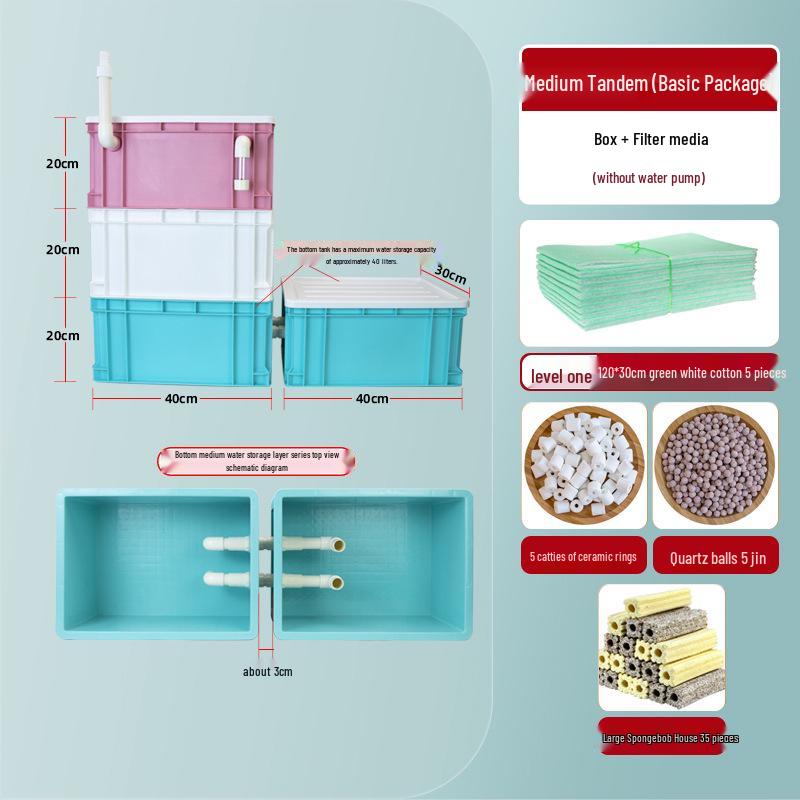 Сделай сам капельный фильтр для аквариума: Модульный бокс для разделения сухой и мокрой зон для донной фильтрации