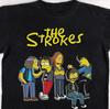 Коллекция The Strokes Группа Забавный Подарок Для Фаната Черный S-2345XL Мужская Футболка Унисекс Футболка
