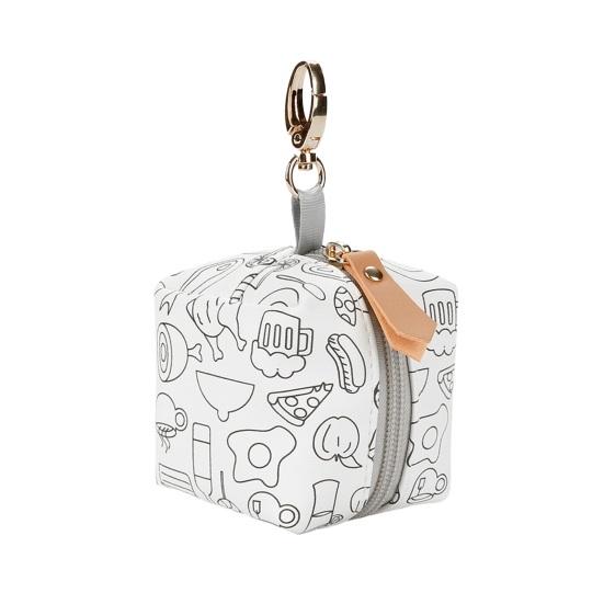 Водонепроницаемый чехол для пустышки, сумка для хранения детских пустышек, вмещает 2 пустышки, портативный чехол для пустышки с клипсой для коляски, рюкзака, ремня