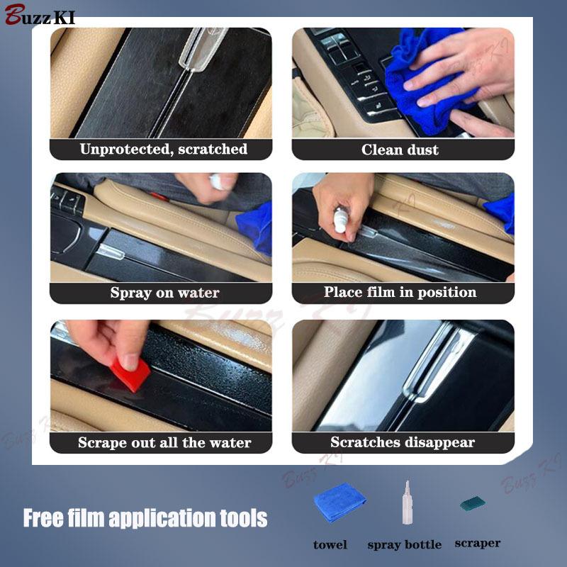 For Lexus NX 250 350h - Auto Interior Center Console Transparent TPU Anti-scratches Protective Film Car Accessories