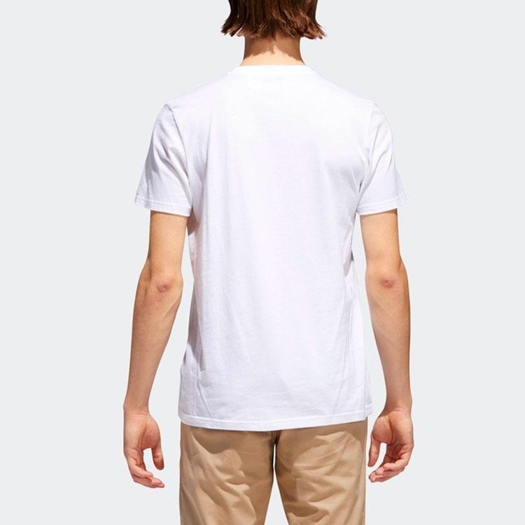 adidas originals Warp Pckt Tee Pocket Sports Round Neck Short Sleeve White Men's CF3107