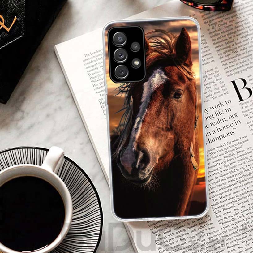 Чехол для телефона Samsung Galaxy A51 A50 A71 A70 A21S A31 A41 A10 A20E A30 A40 A01 A11 A6 A7 A8 с изображением скачущей лошади 'Великая Красота'