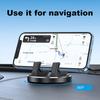 Держатель мобильного телефона на приборную панель автомобиля, вращающееся на 360 градусов основание, нескользящий коврик, универсальные ручки