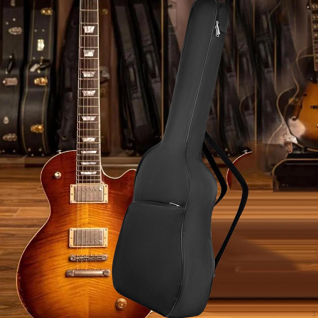 Сумка для акустической гитары, электрический бас, сценическое выступление, рюкзак с двумя ремнями
