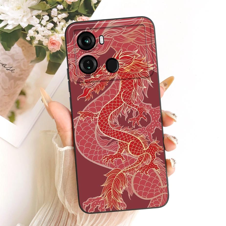 Чехол для Itel P40 Plus P683L Милый Мультяшный Кролик Мягкий Силиконовый Чехол для Телефона Для Itel P40 P 40 ItelP40 P40+ Задняя Крышка Fundas