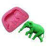 3D животные слоны шоколадная форма для мыла шоколадные инструменты для украшения торта DIY силиконовая форма для выпечки помадки