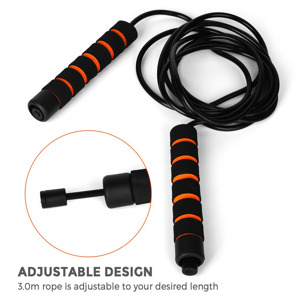 Регулируемая скакалка для мужчин, женщин и детей, скакалка для фитнеса, тренировок, скакалка