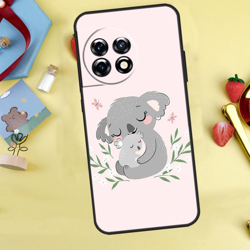 Cute cartoon watercolor animal koala Case For OnePlus Nord 5 CE 2 3 4 Lite N20 N30 OnePlus 15 12R 13R 13 12 11 10 10T 13T Cover