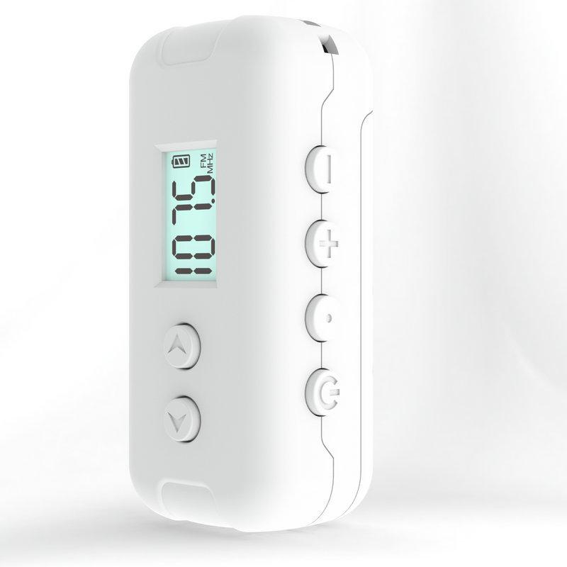 Мини-карманный FM-радио, портативный радиоприемник с ЖК-дисплеем, 3,5 мм, наушники, дисплей времени, источник питания