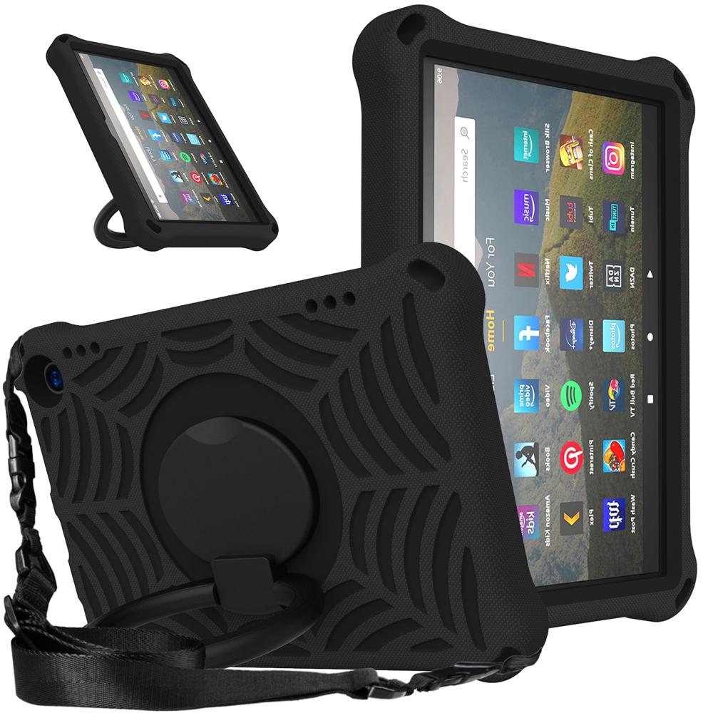Для Amazon Fire HD 8 Plus 10-го 12-го поколения 8,0 дюймов 2020 2022 чехол EVA для детей безопасный наплечный ремень противоударный чехол-подставка для планшета