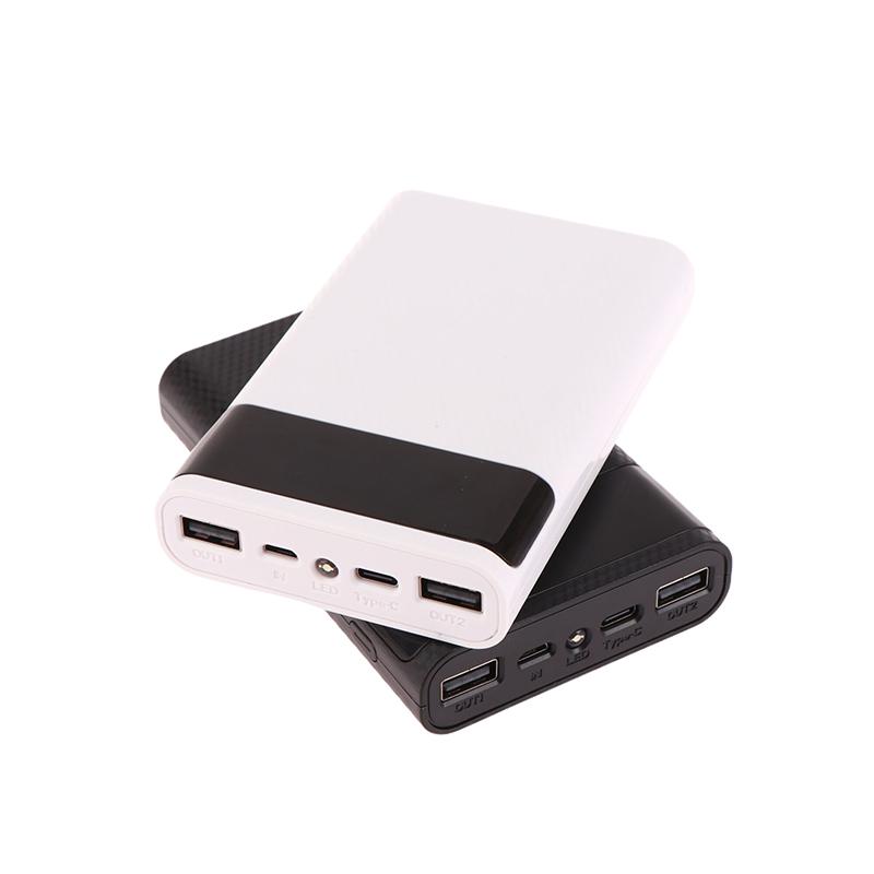 Diy Power Shell For Ip Xiaomi 4*18650 Power Bank Case External 15000Mah Battery Charge Storage Box Shell Without Battery