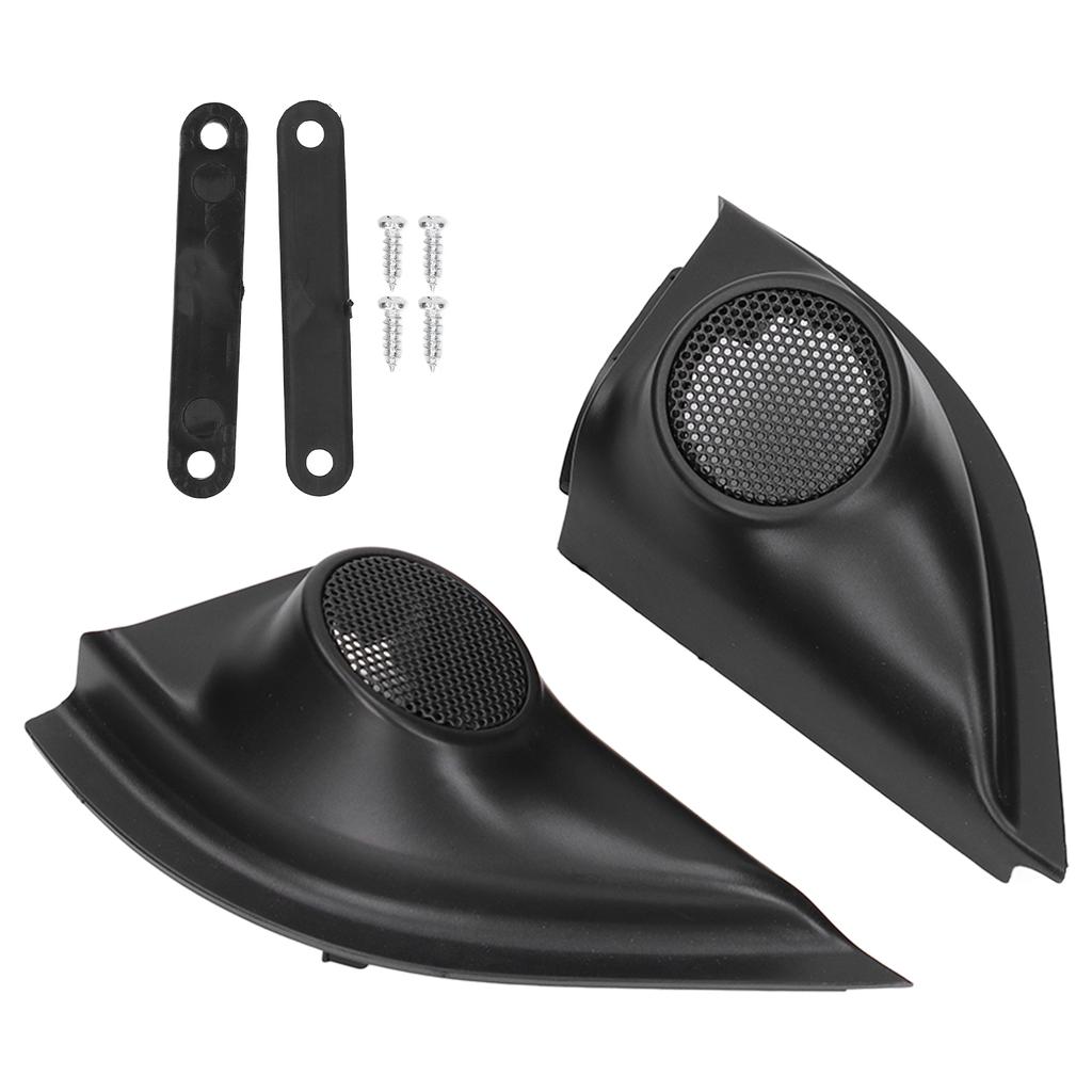 2 шт. Накладки на стойки дверей с отверстиями под твитеры, Автомобильные адаптации, Замена для HRV Vezel XRV CRV 20132018