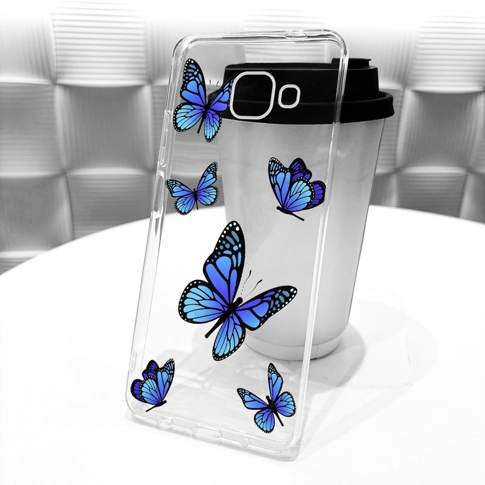 Clear For Samsung A3 2016 Case SM-A310F Cute Cat Fashion Butterfly Funny 2D Painted Casing For Samsung Galaxy A3 2016 Cover