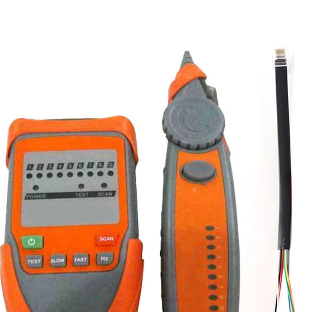 Тестер сетевого кабеля Многофункциональный визуальный детектор неисправностей Точный сетевой искатель линии Провод