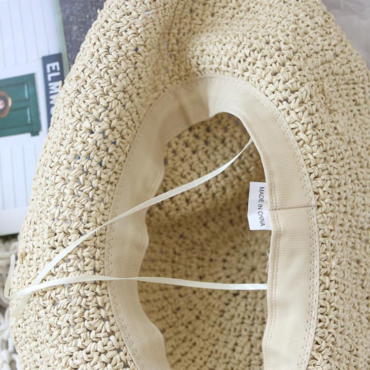 Корейская соломенная шляпа Ins Color Flower, летняя шляпа от солнца для женщин, сомбреро де плайя, панама для женщин